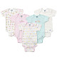Gerber Onesie 5 Pack Variety - Girl (3-6 Months)